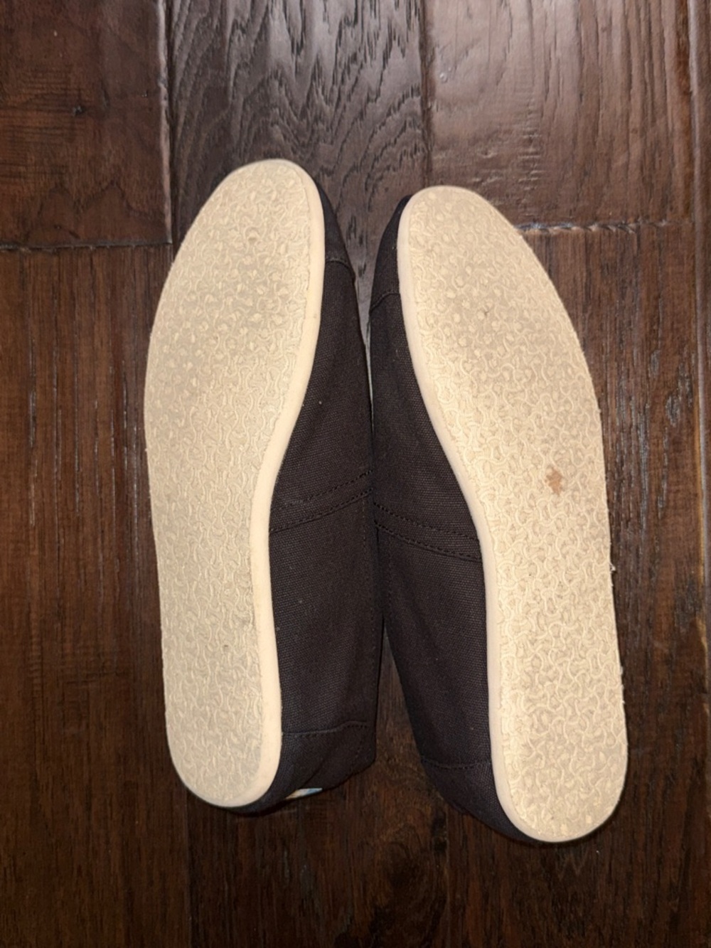 Toms Women Slip-On Canvas Loafers in Black 11.5 - Picture 4 of 4